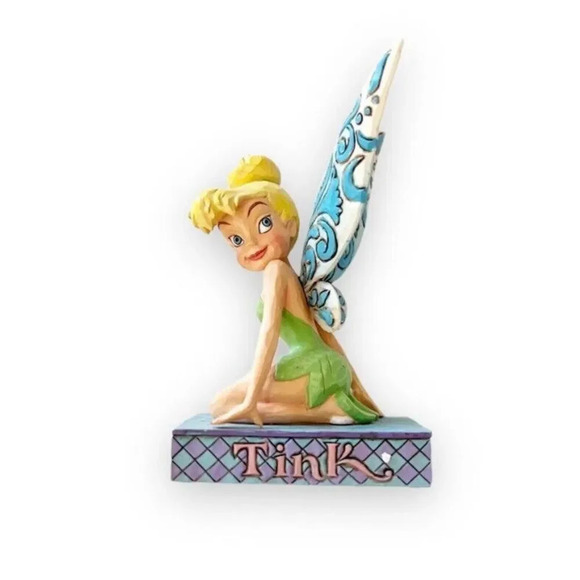 Jim Shore Tinker Bell Pixie Pose Figurine Walt Disney Showcase Collection Enesco - Picture 1 of 16